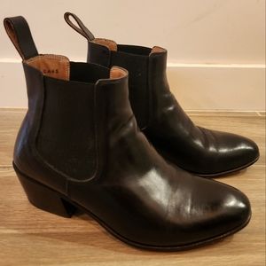 Fluevog Women's Passage Cairo Chelsea Boots Black US8